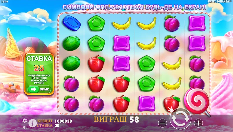 Sweet Bonanza — слот Sultan Casino